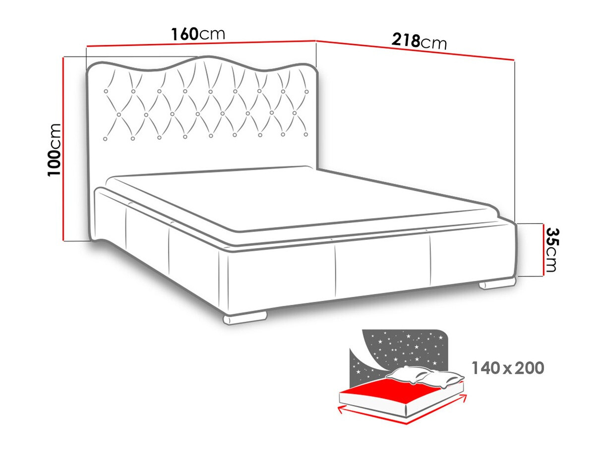 Bett Atrium (Soft 017)