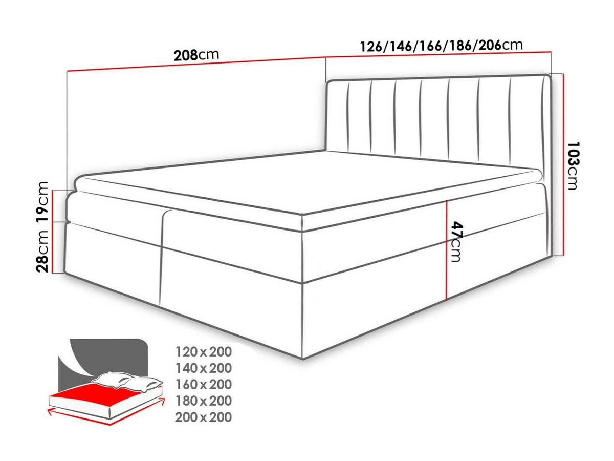 Boxspringbett Culina (Soft 011 + Ikar 01)