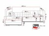 Ecksofa Comfivo 232 (Magic Velvet 2211)