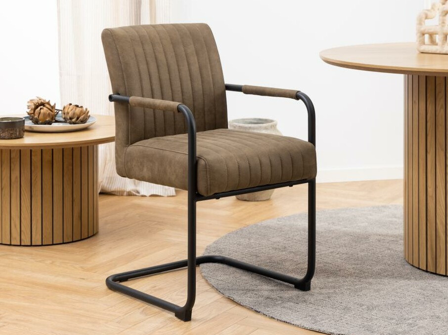 Stuhl Norsica 737 (Schwarz + Braun)