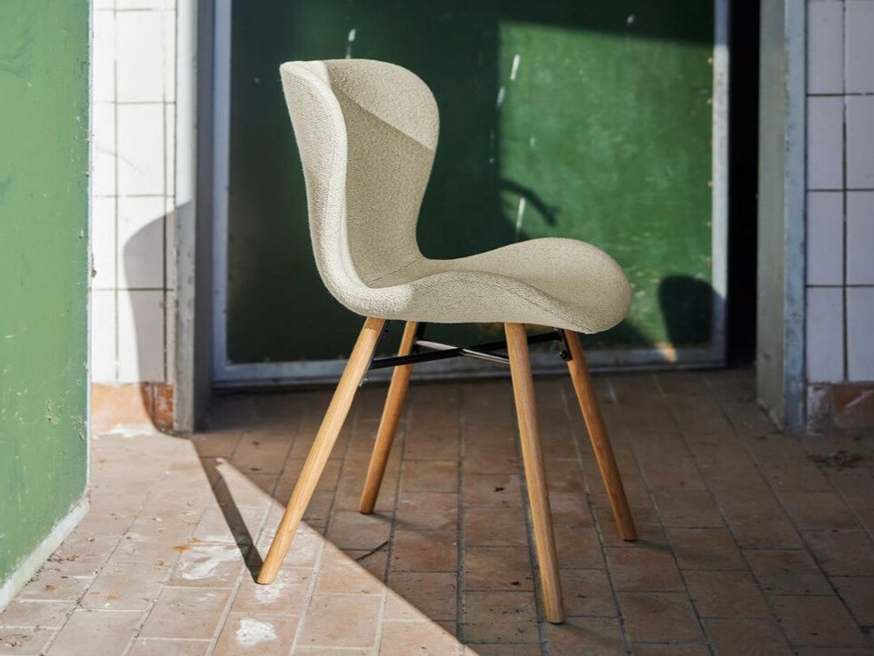 Stuhl Norsica 788 (Beige + Helles Holz)