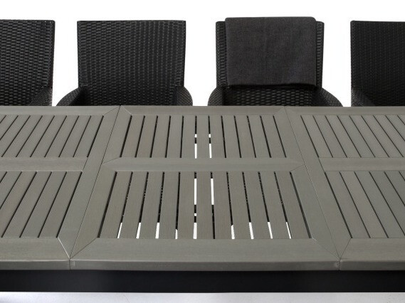Tisch und Stühle Comfort Garden 1320 (Schwarz)