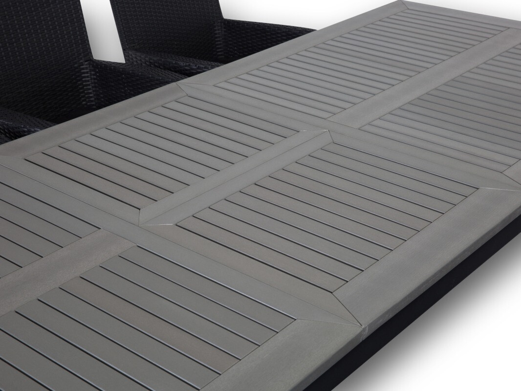 Tisch und Stühle Comfort Garden 1320 (Schwarz)