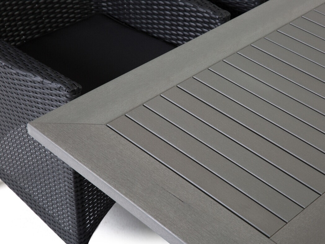 Tisch und Stühle Comfort Garden 1320 (Schwarz)