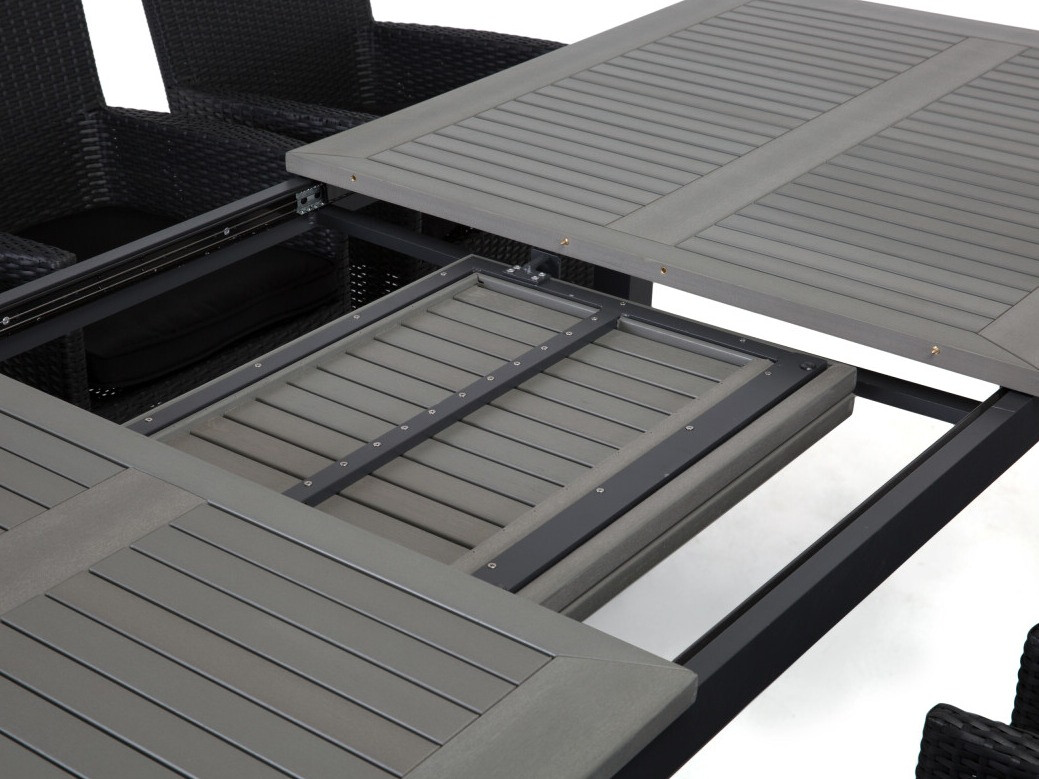Tisch und Stühle Comfort Garden 1320 (Schwarz)