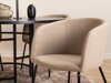 Essgruppe Dallas 2381 (Schwarz + Beige)
