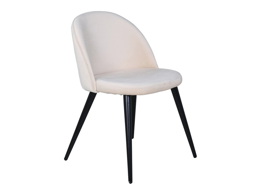 Essgruppe Dallas 2386 (Schwarz + Cremefarben)