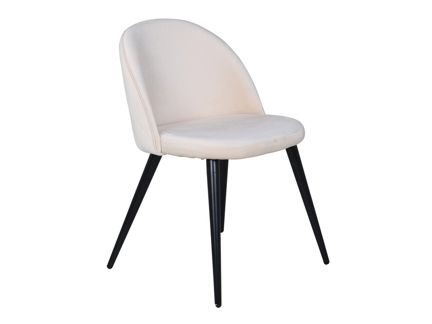 Essgruppe Dallas 2526 (Cremefarben + Schwarz)