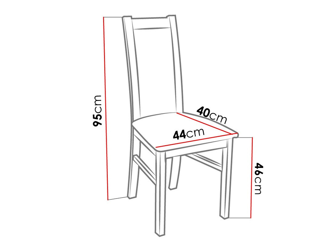 Stuhl Sparks 116 (Nussholzoptik)