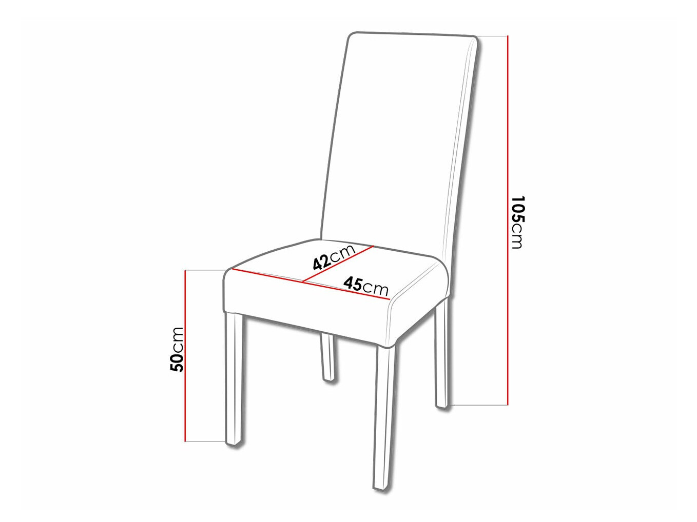 Stuhl Sparks 184 (Nussholzoptik)