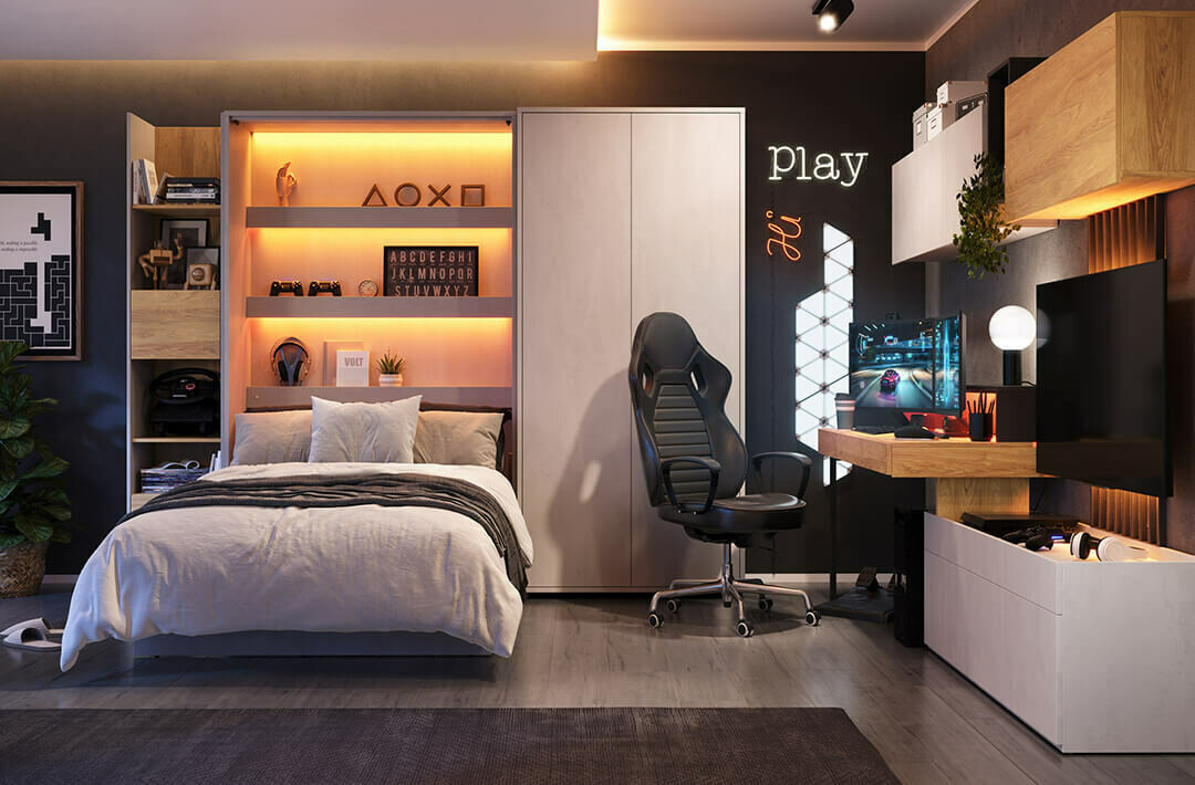 Schrankbett Concept Pro Lenart I (120 x 200 cm)