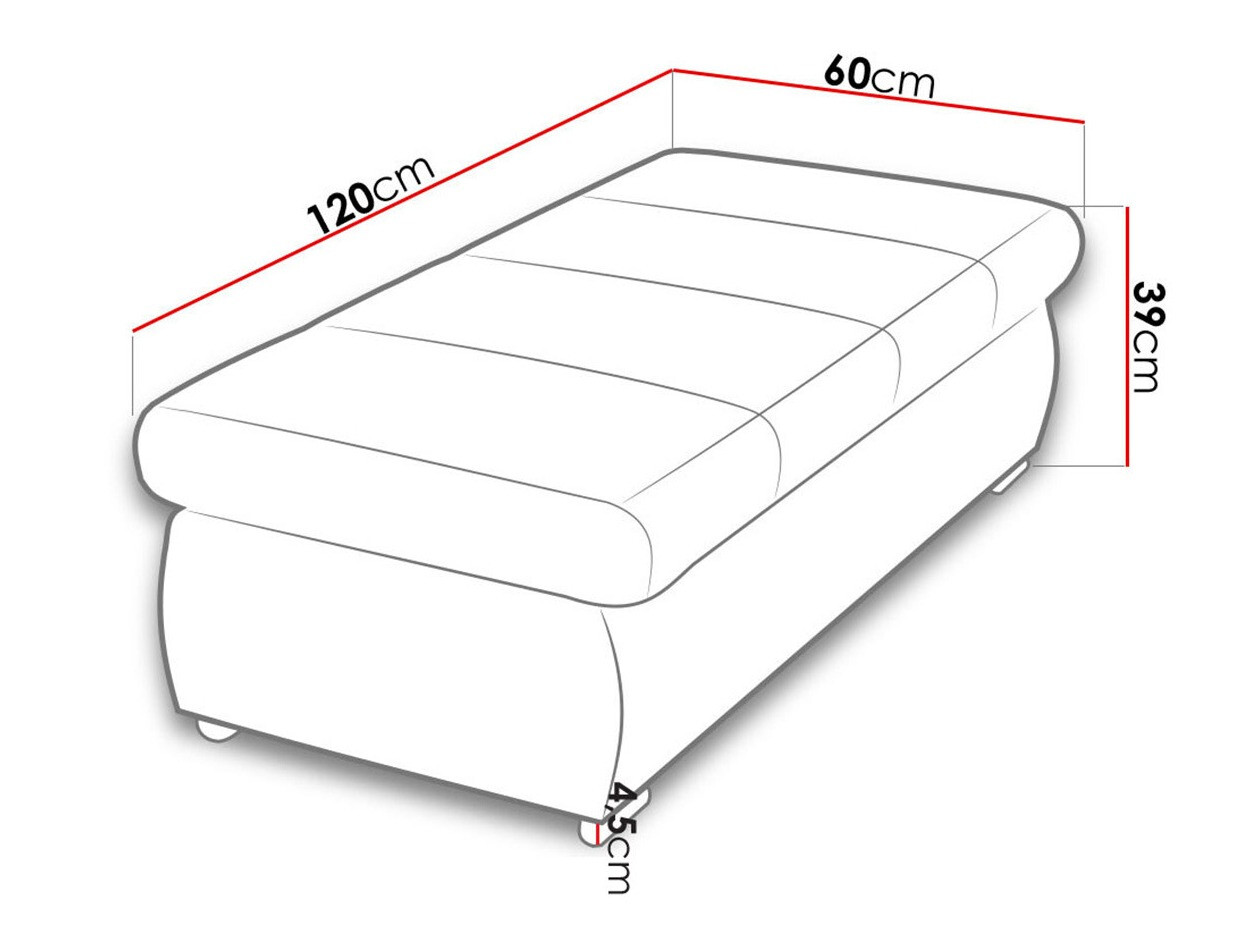 Polsterbank Comfivo 123 (Magic Velvet 2216)