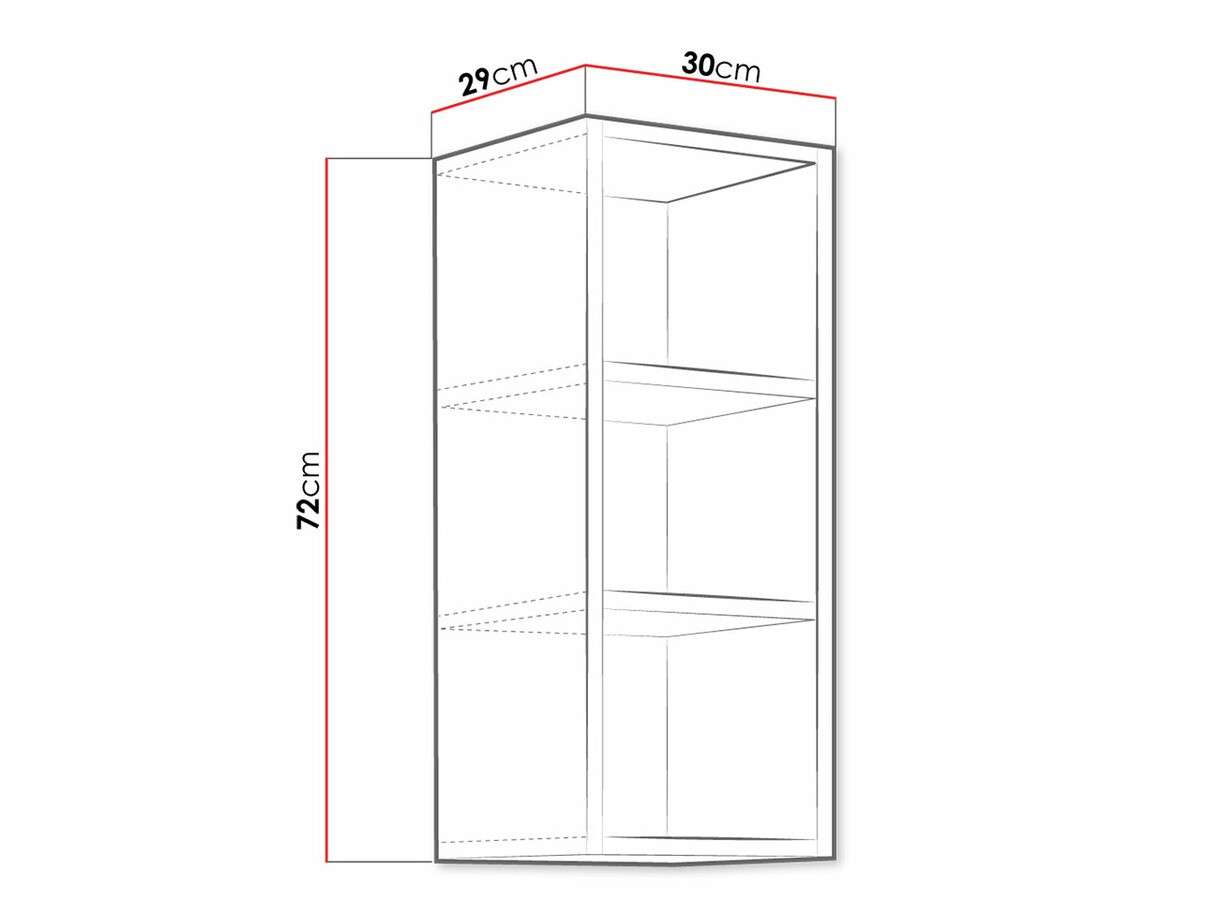 Wandregal Retro Grey 142