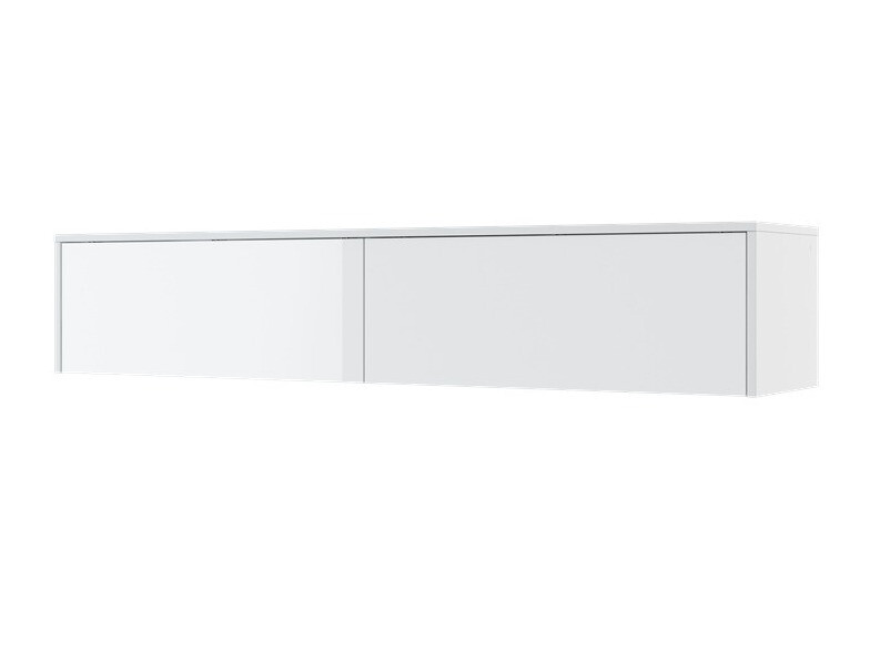 Hängeschrank Concept Pro Lenart (Weiß glänzend + Weiß)