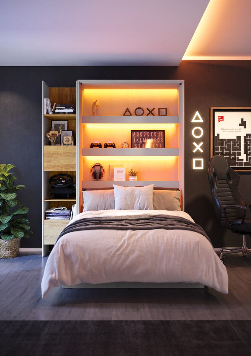 Schrankbett Concept Pro Lenart I (90 x 200 cm)