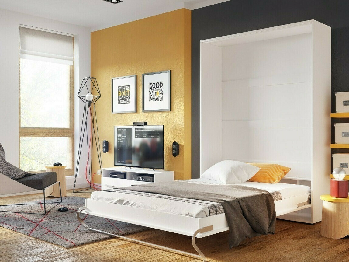 Schrankbett Concept Pro Lenart III (Weiß)