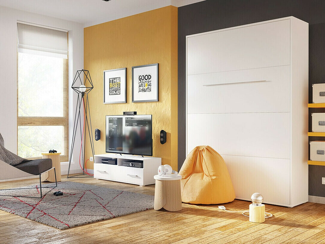 Schrankbett Concept Pro Lenart III (Weiß)