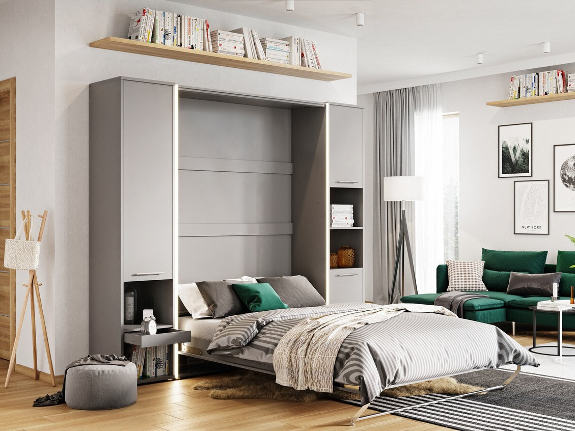 Schrankbett Concept Pro Lenart III (Grau)