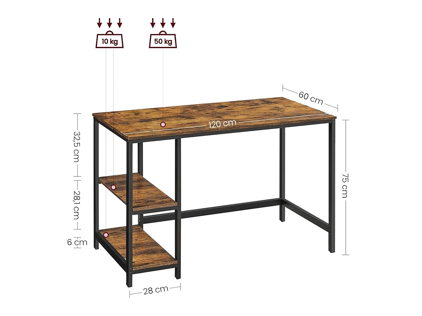 Bürotisch Burbank 119