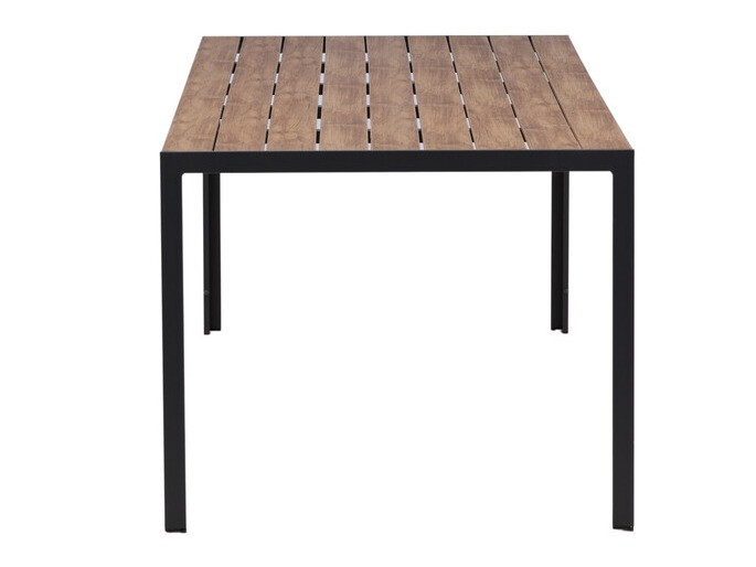 Gartentisch Dallas 3890 (Schwarz + Braun)