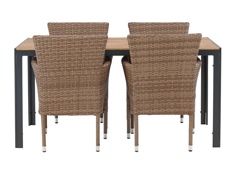 Tisch und Stühle Dallas 3613 (Hellbraun)