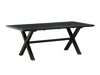 Tisch und Stühle Dallas 3641 (Grau + Schwarz)