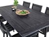 Tisch und Stühle Dallas 3641 (Schwarz)