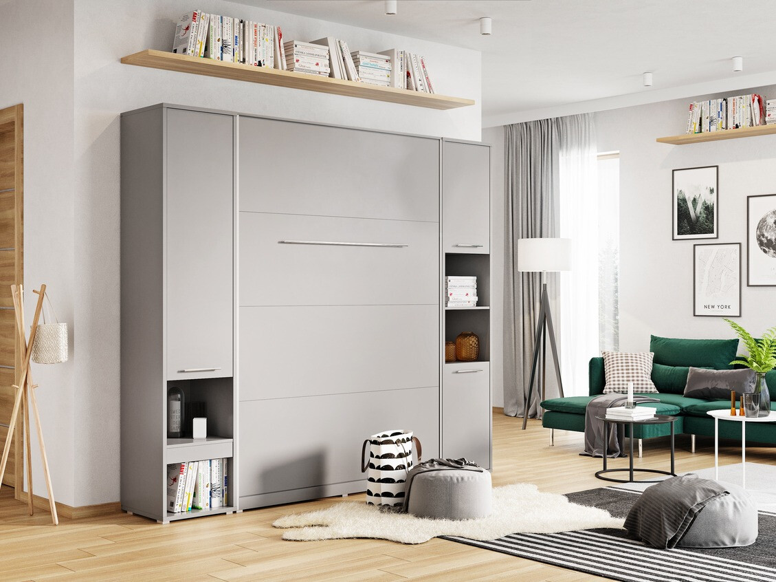 Schrankbett Concept Pro Lenart Levfere 108 (Grau)