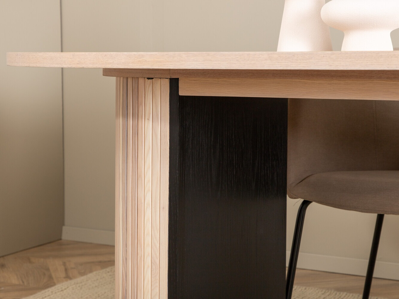 Essgruppe Dallas 2767 (Beige + Schwarz)