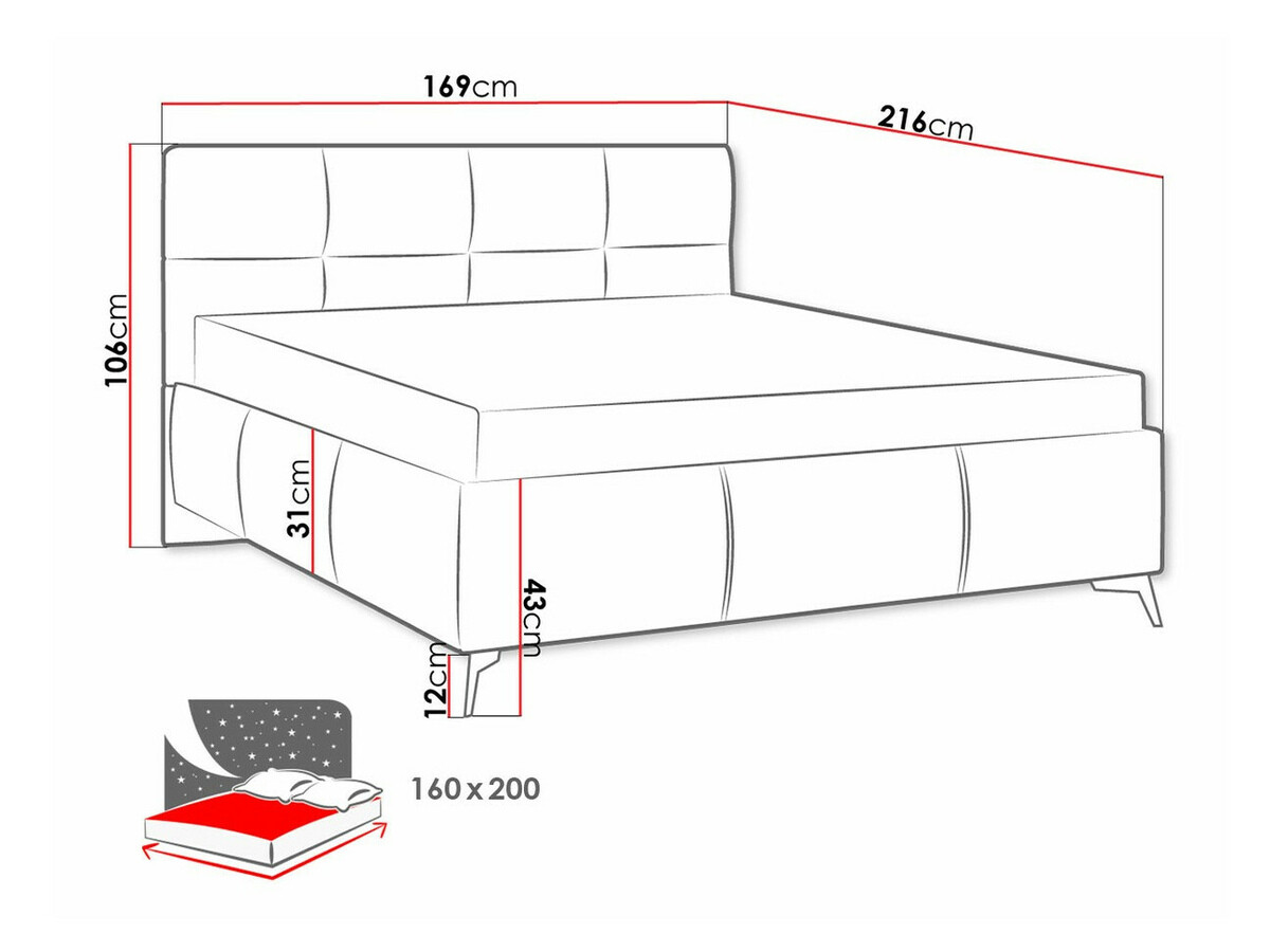 Bett ComfiDream Sorona (Fresh 13)