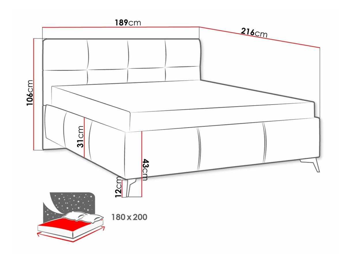 Bett ComfiDream Sorona (Fresh 13)