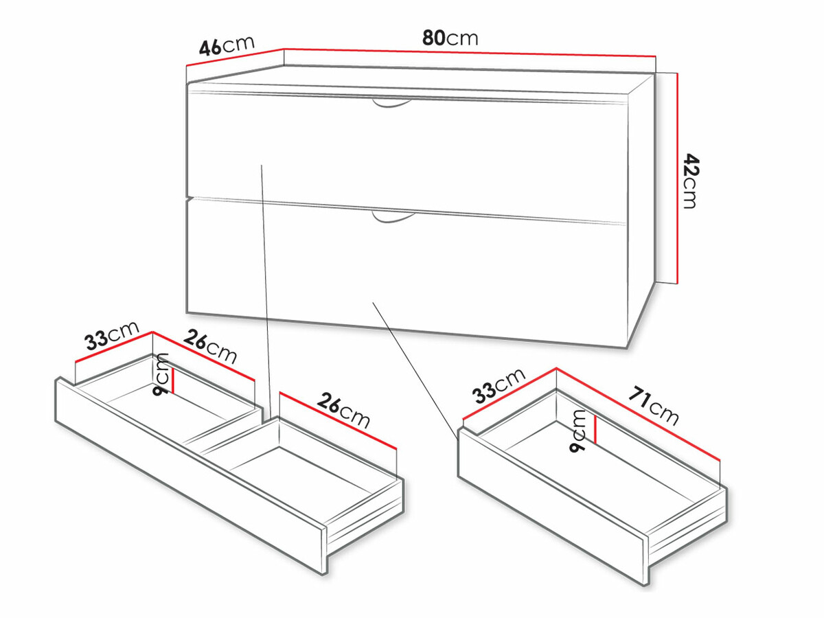 Hängeschrank für Waschbecken Matrix (Weiß)