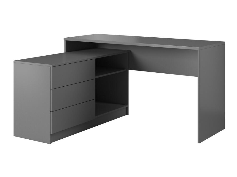 Eckschreibtisch Kingston 130 (Graphit)