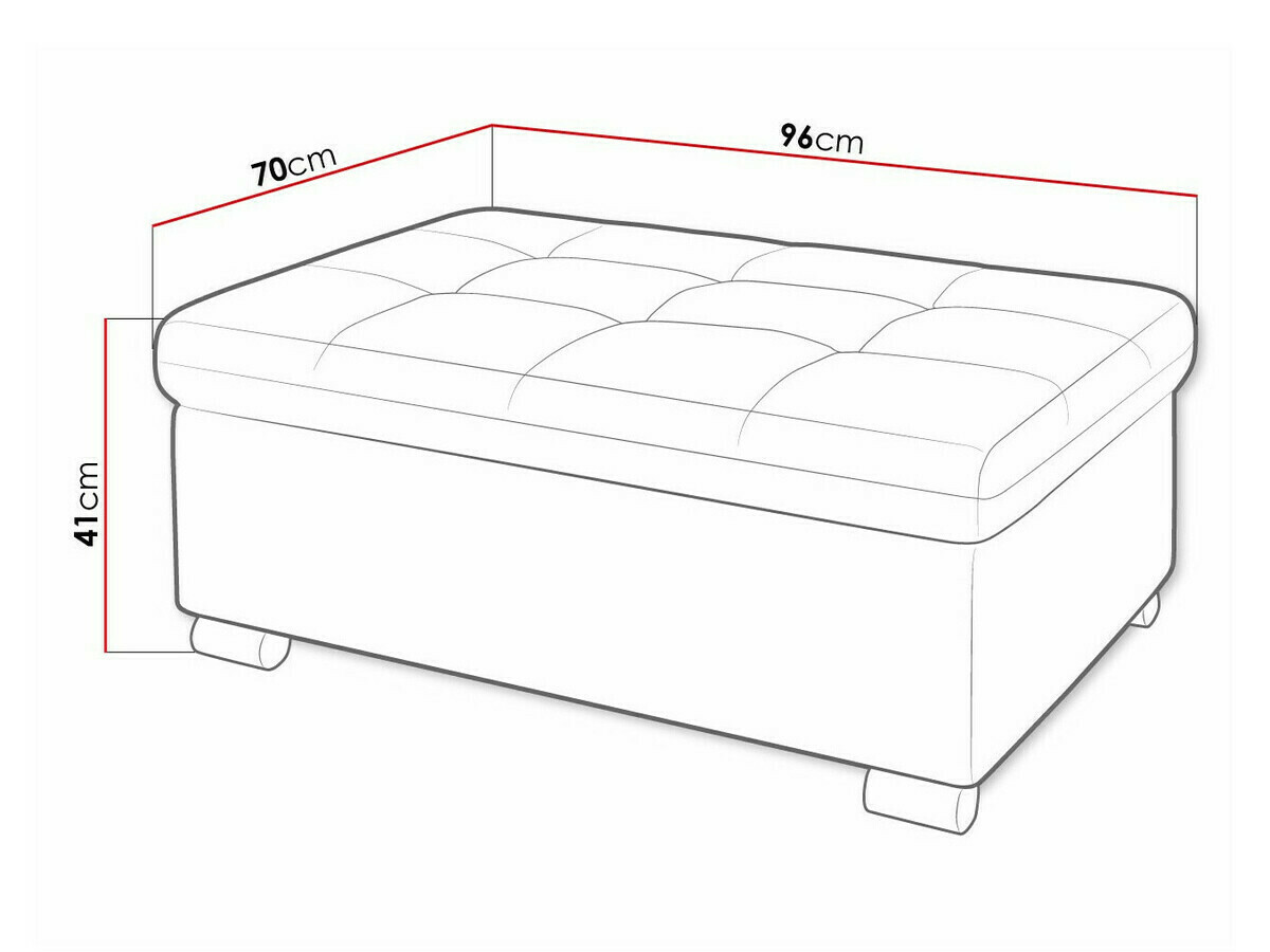Polsterbank Comfivo 118 (Samt 2250 + Miu 2041)