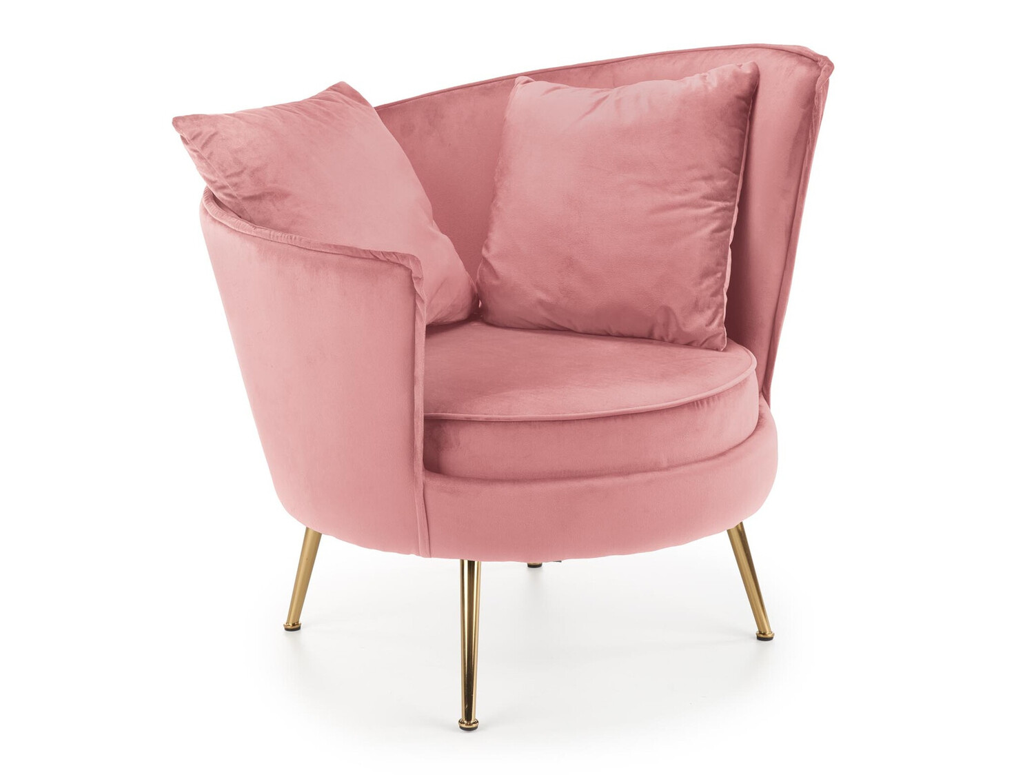 Sessel Houston 1437 (Rosa + Gold)