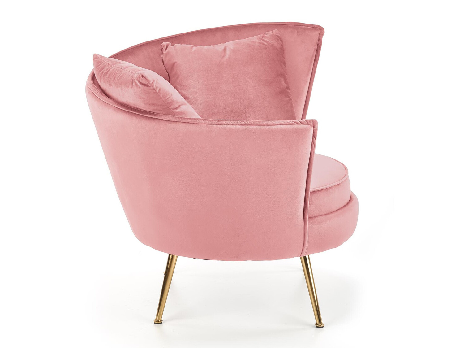 Sessel Houston 1437 (Rosa + Gold)