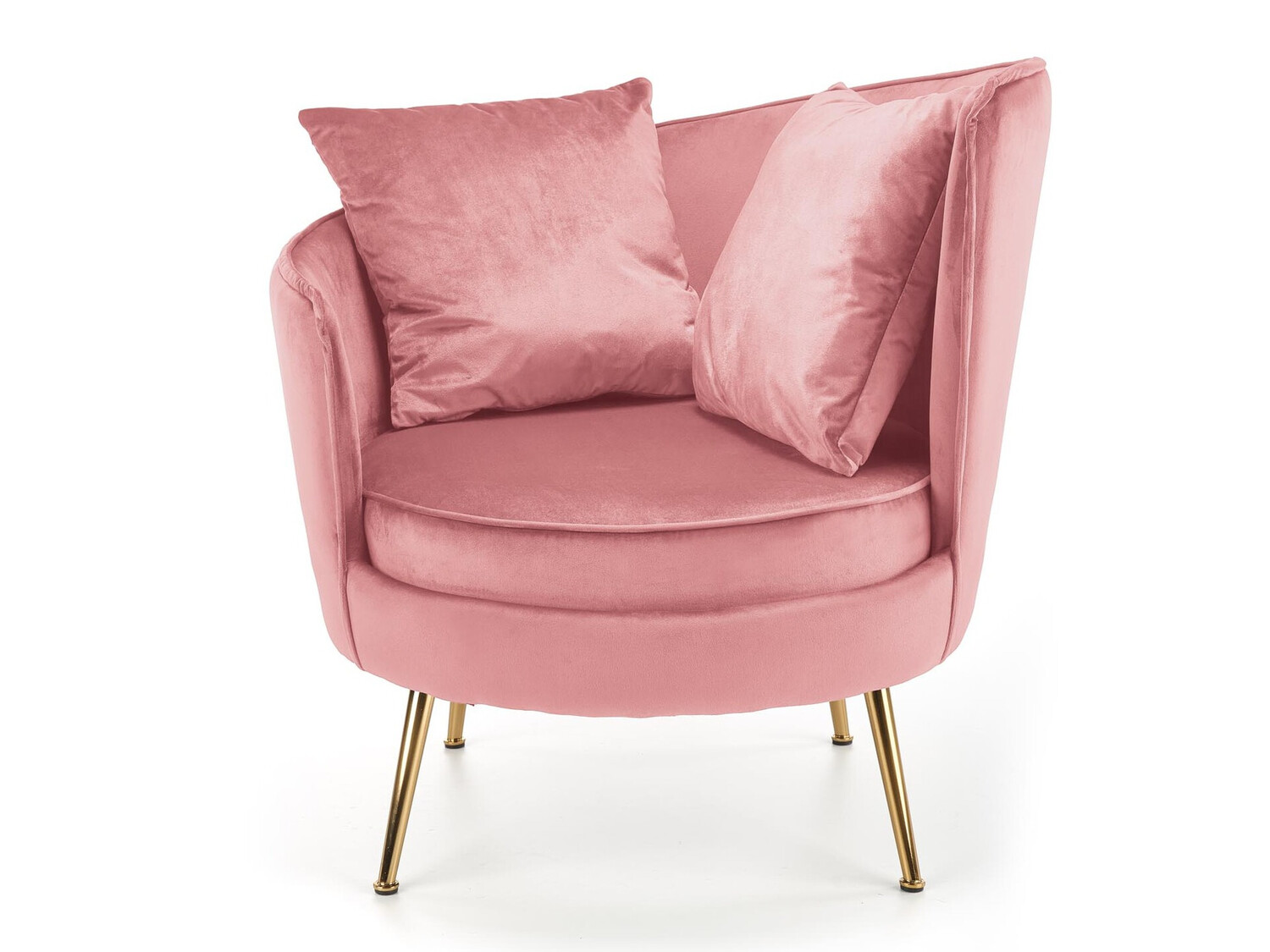 Sessel Houston 1437 (Rosa + Gold)
