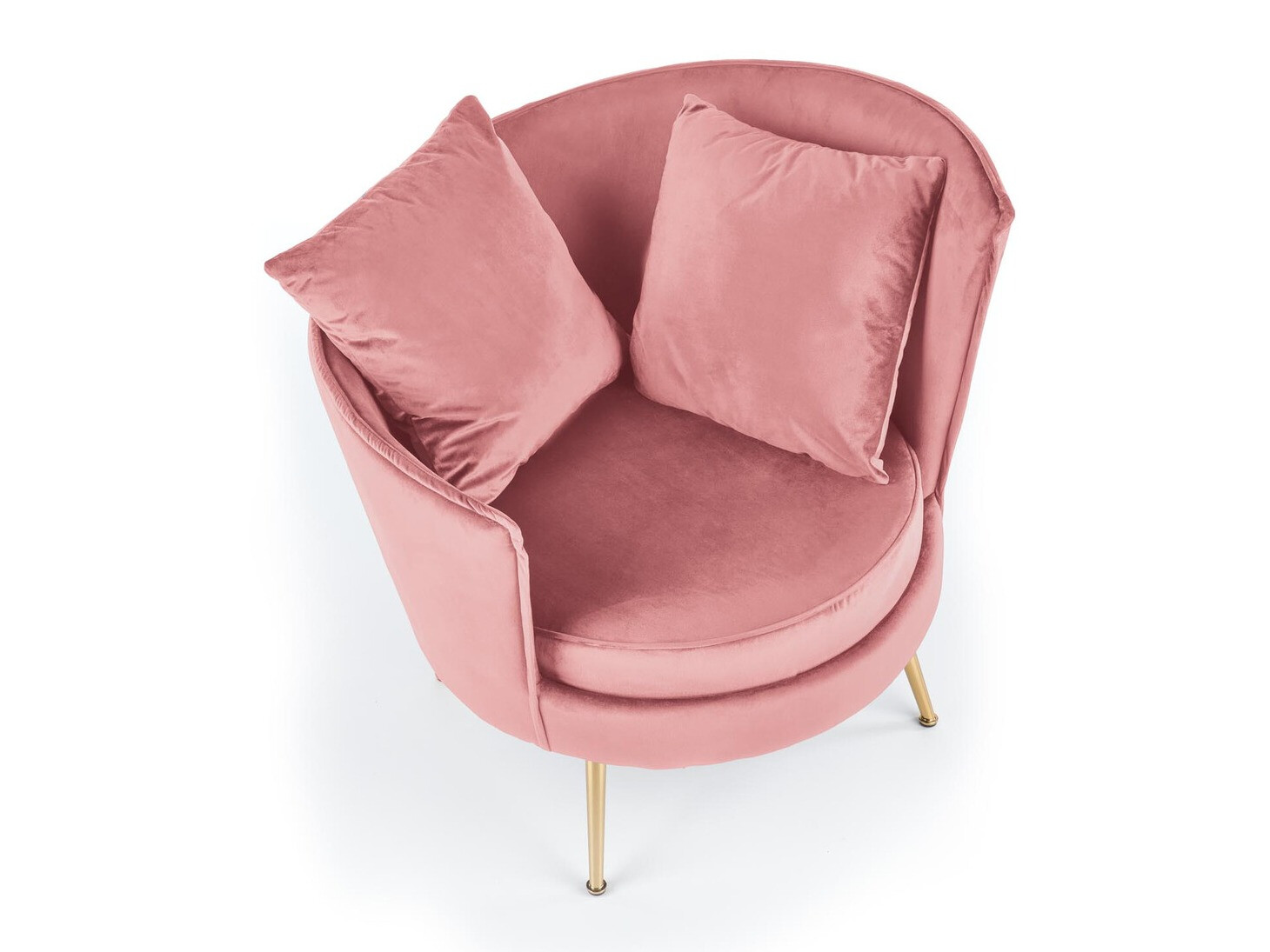 Sessel Houston 1437 (Rosa + Gold)