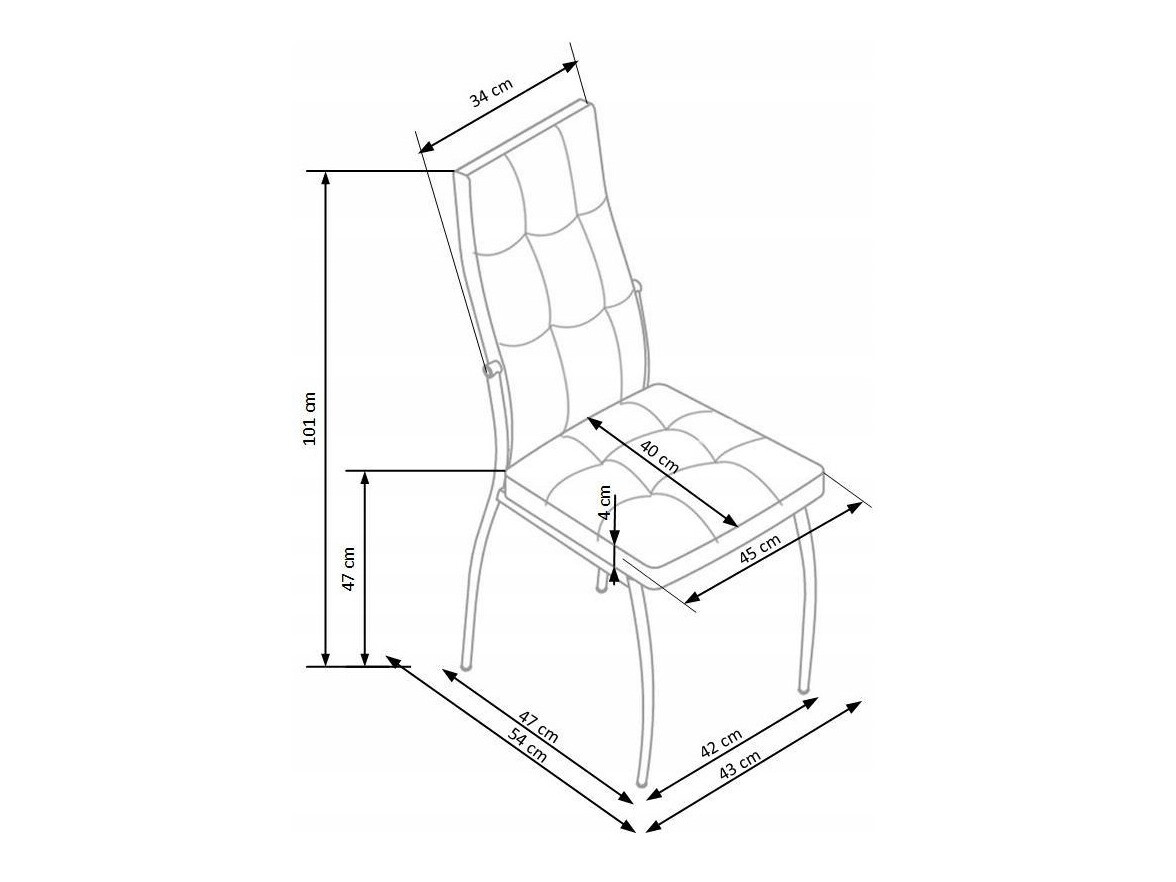 Stuhl Houston 863 (Gelb)