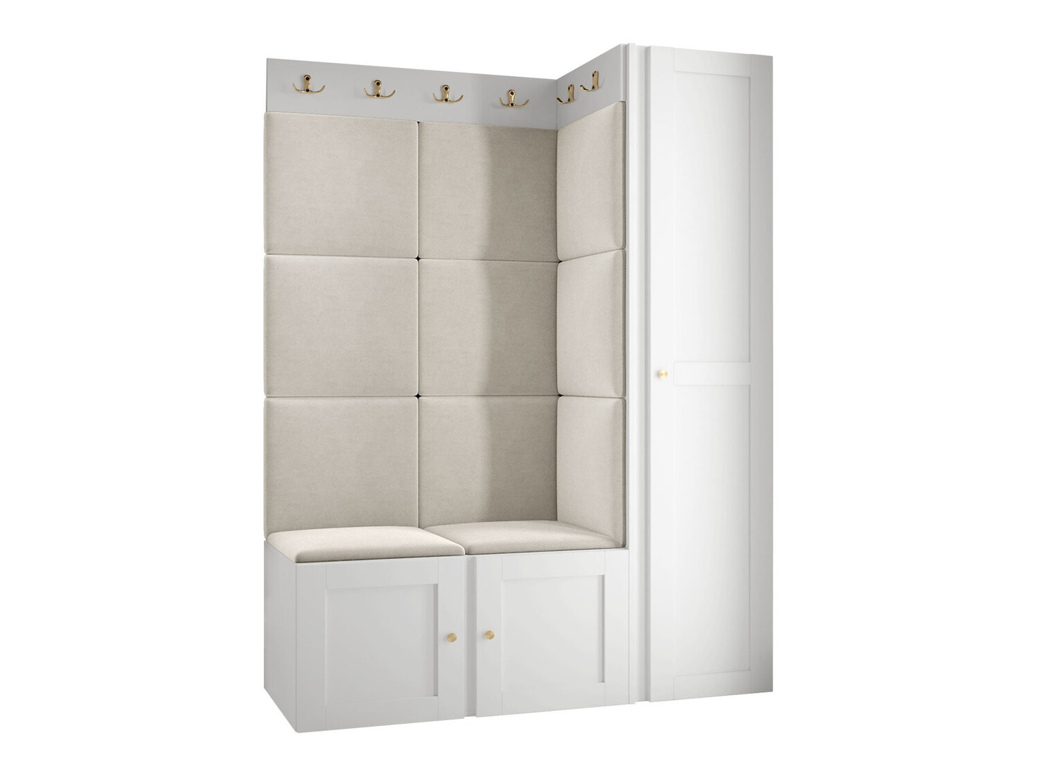 Flurgarnitur Hartford 377 (Weiß)