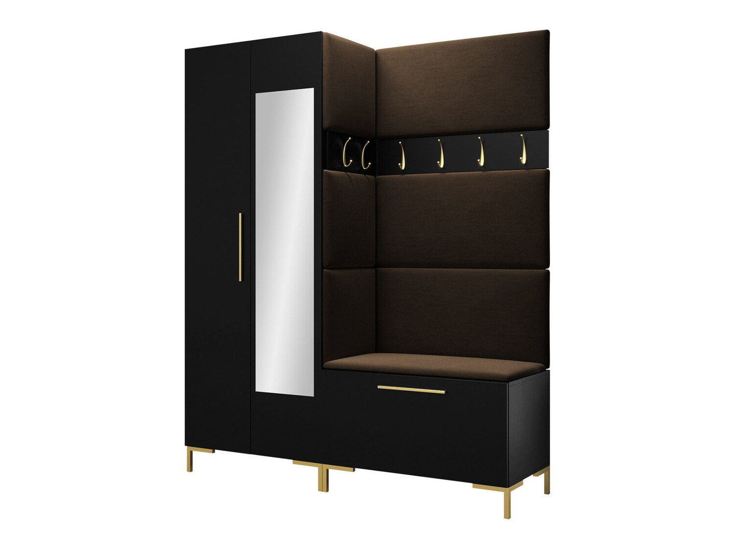 Flurgarnitur Nomal IX (Schwarz)