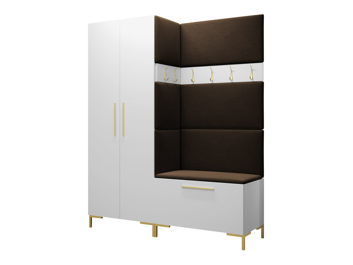 Flurgarnitur Tivsoa 100 (Weiß)