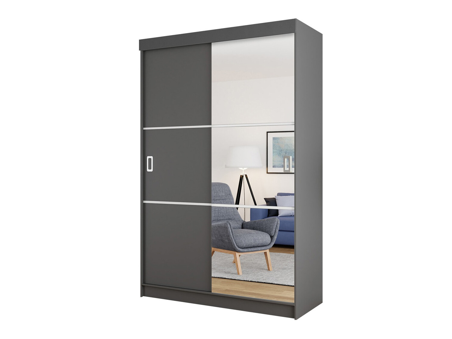 Kleiderschrank Dover 111 (Graphit)