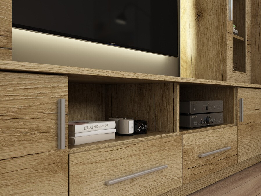 Wohnzimmer-Sets Lexington 174 (Grande eichenholzoptik)