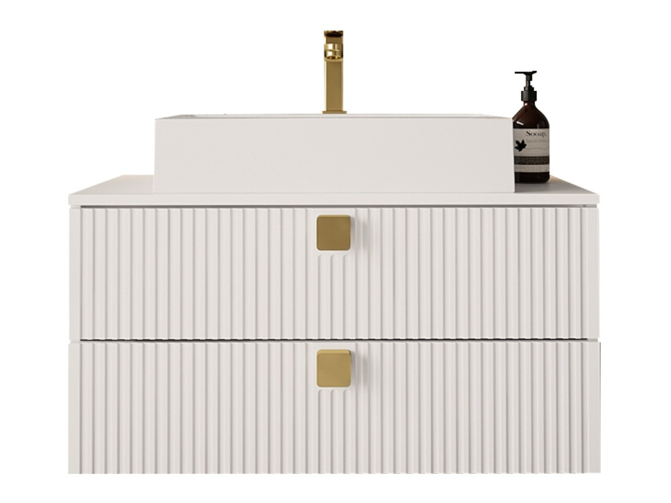 Hängeschrank für Waschbecken Panium (Weiß)