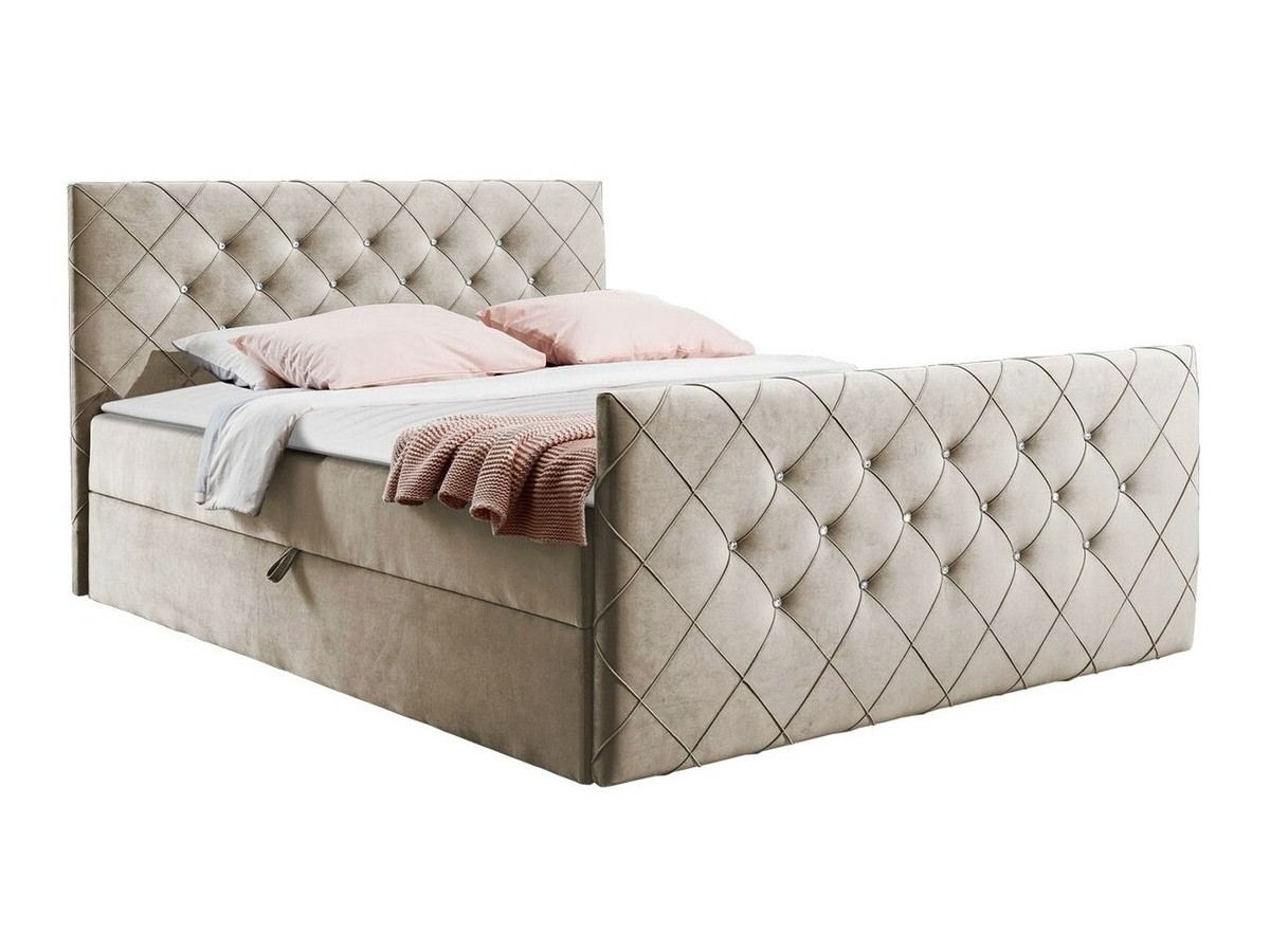 Boxspringbett Baltimore 158 (Amor Velvet 4303)