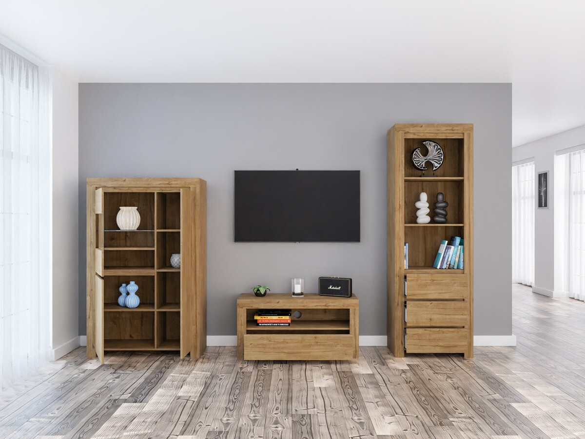 Wohnzimmer-Sets Sonsoru 146 (Eichenholzoptik)