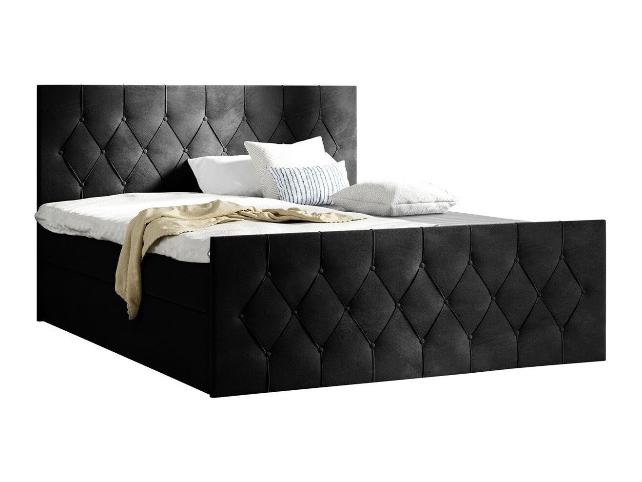Boxspringbett Baltimore 161 (Mikrofaza 15)