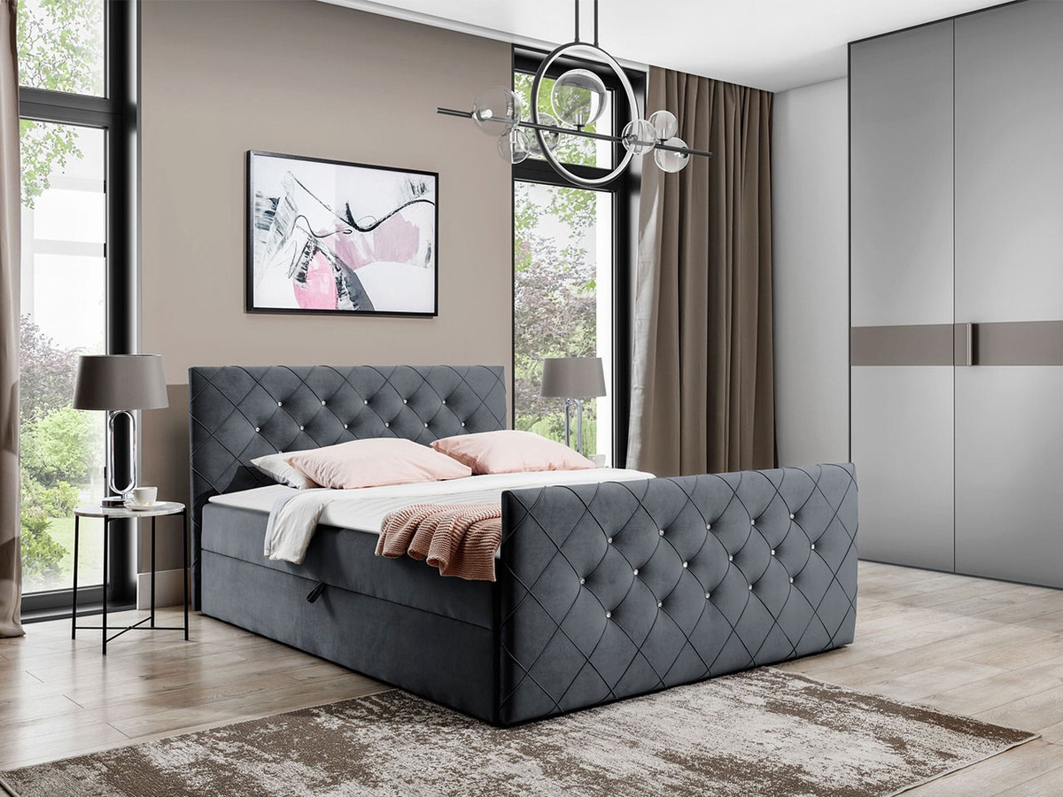 Boxspringbett Carmen (Amor Velvet 4321)