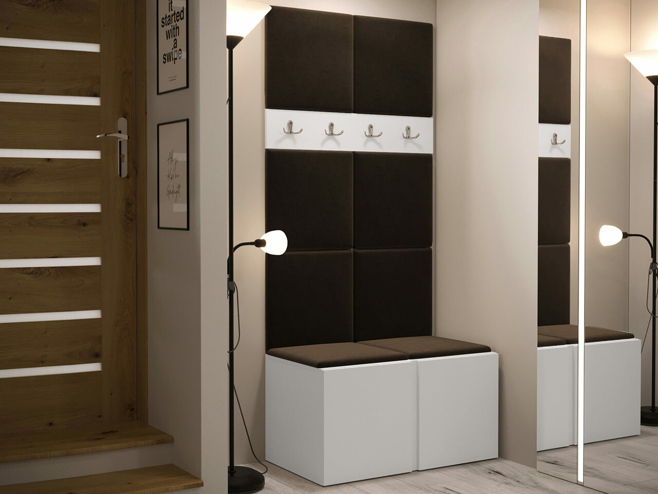 Flurgarnitur Hartford 267 (Weiß)